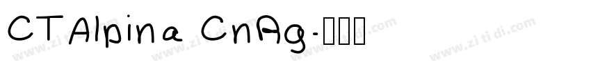 CTAlpina CnRg字体转换
